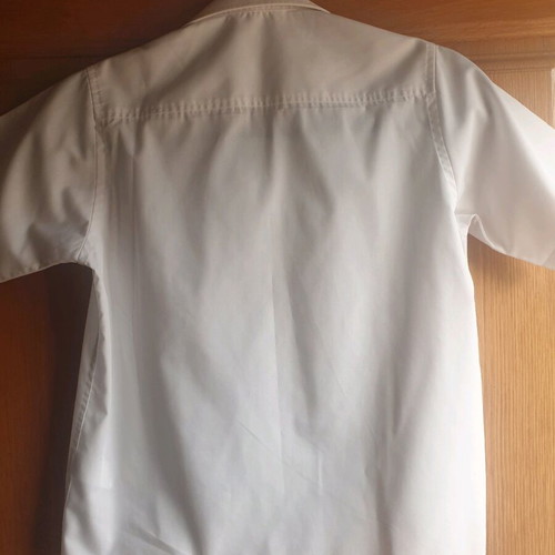 Marks & Spencer White Short Sleeve Shirt Like New For 9-10 Years