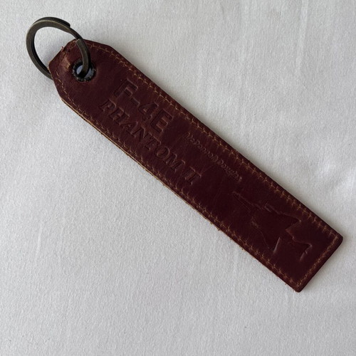 Leather keychain F-4E Phantom II