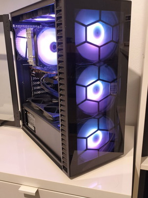 RGB Gaming PC Intel i5 12400f RX 6600 8GB 1TB SSD 16GB RAM