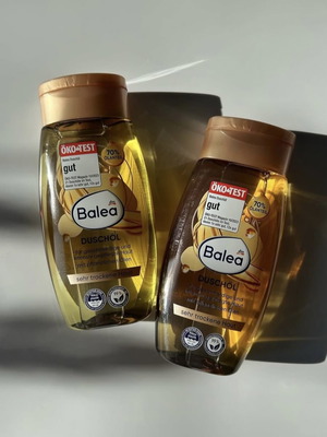 Balea λάδι για ντους νέο σετ 2 τεμαχίων 250ml το καθένα