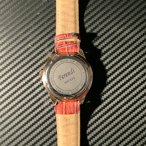 Ferendi women's watch new, pink, Italian