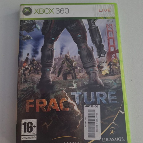 Xbox 360 Fracture used with case and disc