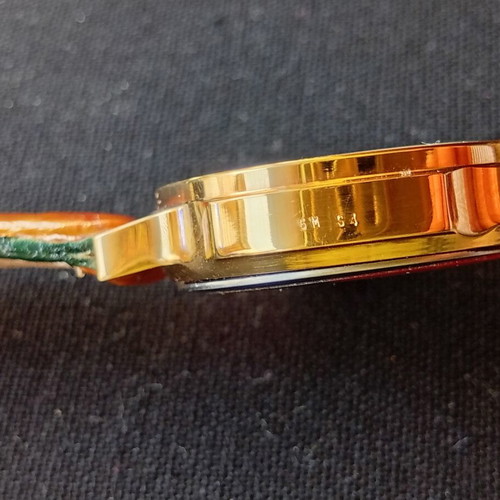 Murano gold-plated watch 32 mm new, Swiss quartz