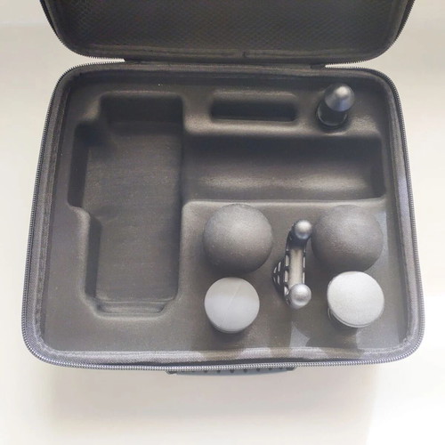 Massage gun with case and 6 heads new