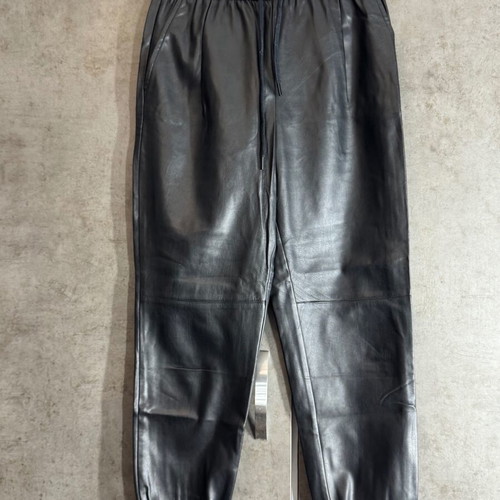 Leather pants Zara like new, black, elastic waist, size XS