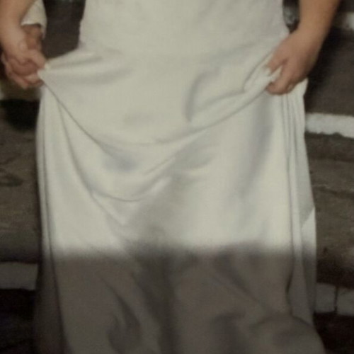 Wedding dress white handmade like new, plus sizes 5XL-6XL, two pieces