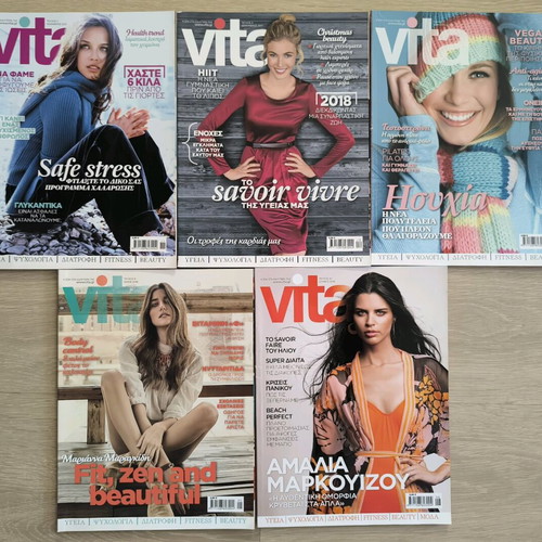 Vita magazine new, pack of 5 issues