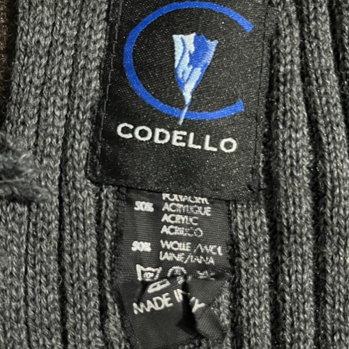 Codello scarf unisex like new, dark gray