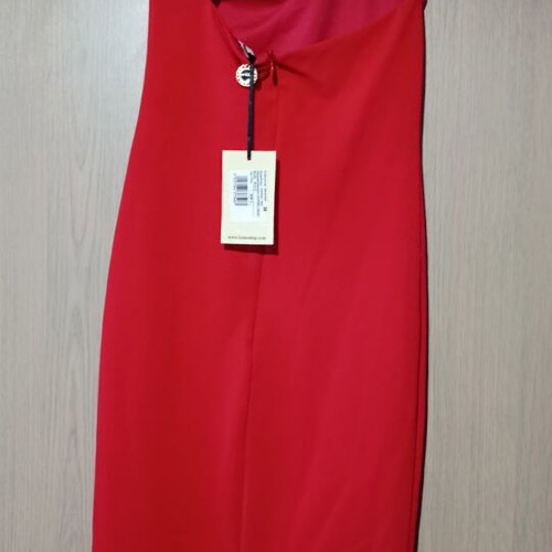 Dress new, elegant red for evening, wedding or baptism