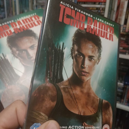 Tomb Raider DVD like new with Greek subtitles and slipcover