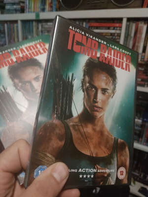 Tomb Raider DVD like new with Greek subtitles and slipcover