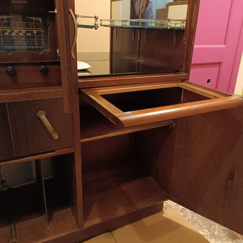 Aristone Radio co. music station used with radio and turntable