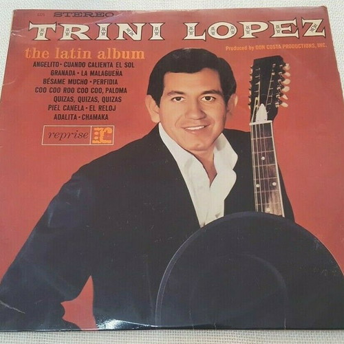 Trini Lopez The Latin Album LP used