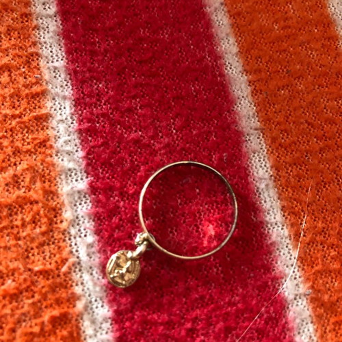 Ring with gold detail fobizou new