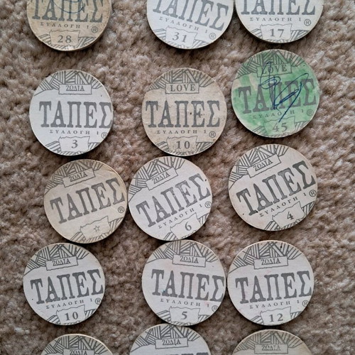 Zodiac and love badges used, pack of 15 pieces