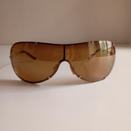 Versace vintage sunglasses unisex used, gold color