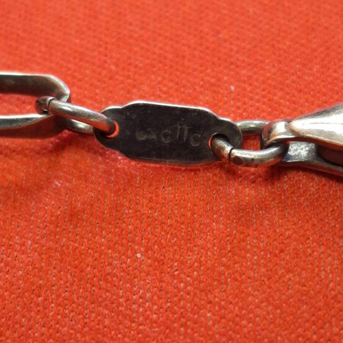 Oxette silver bracelet used, 925 stamp, 25 cm