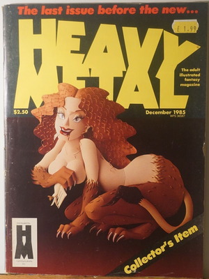 Heavy Metal magazine December 1985 issue