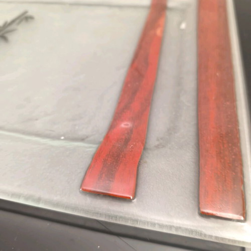 Glass serving tray like new