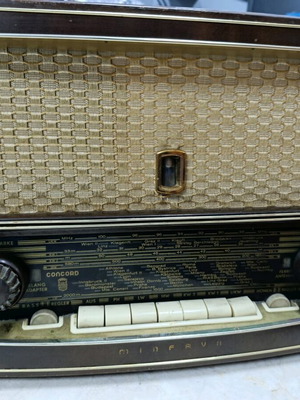 Minerva Concord W567 radio used, vintage 1950s