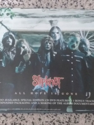 Αφίσα Slipknot All Hope Is Gone διπλής όψης, καινούργια