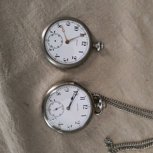 Zenith Grand Prix 1900 pocket watch like new, white