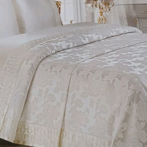 Bridal set embossed design and French lace new