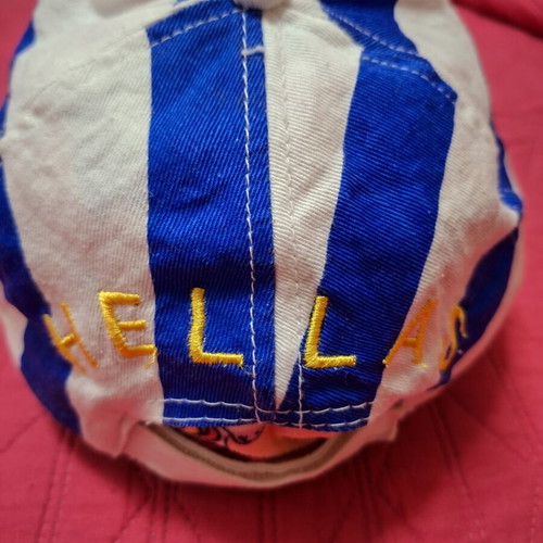 Hellas Cap one size 100% cotton like new, blue