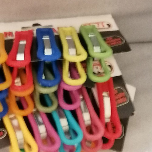 Clothespins new and used, about 70 pieces
