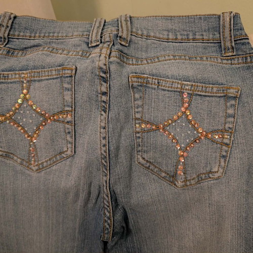 Julia Bergovich women's bootcut blue denim pants used