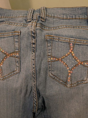 Julia Bergovich women's bootcut blue denim pants used