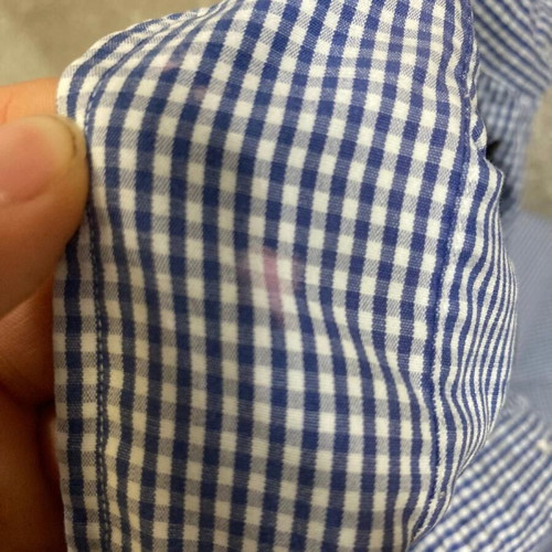 Ralph Lauren long sleeve shirt XL, white dark blue checked, red pony