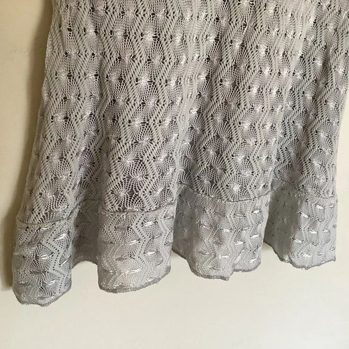 Grey lace dress BSB club used, women's size S