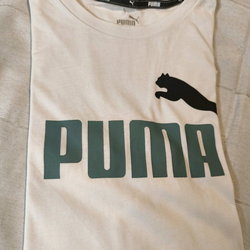 Puma T-shirt used, kids size 164 cm, white