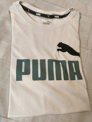 Puma T-shirt used, kids size 164 cm, white