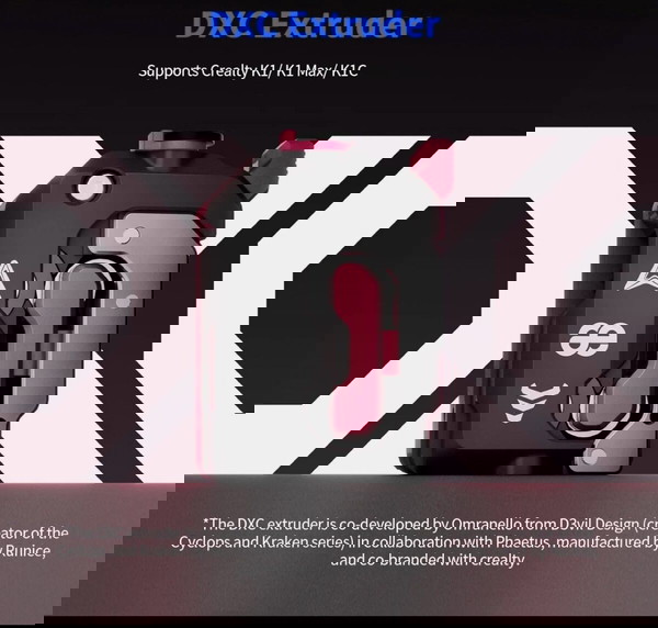Phaetus DXC екструдер за Creality K1 / K1 max / k1c