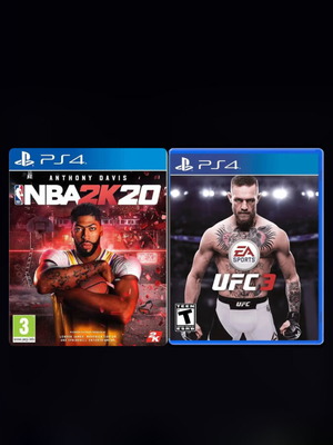 NBA 2k20 & UFC 3 ps4