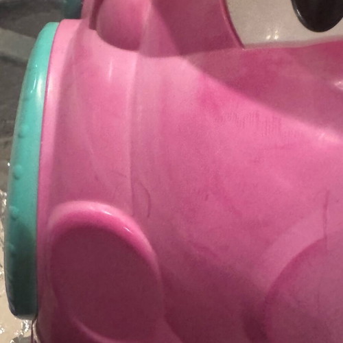 Chicco toy car giro giro all pink like new