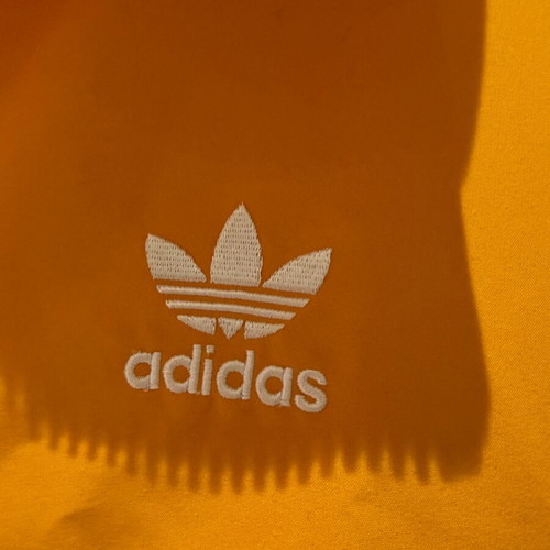 Adidas Original Trefoil windbreaker jacket, oversized, orange