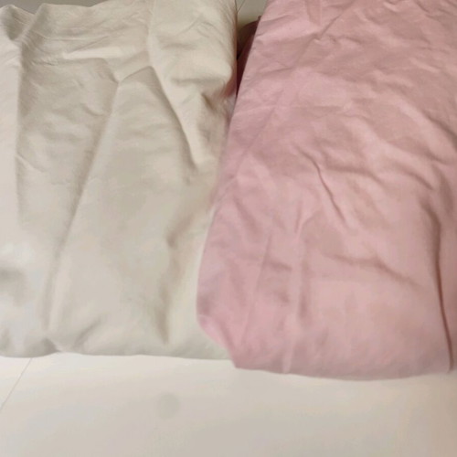 Cotton crib sheets used, pack of 2, 100% cotton
