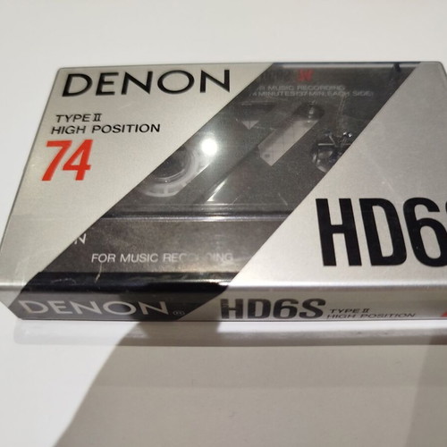 Denon HD6S 74 cassette tapes new, Type II Chrome
