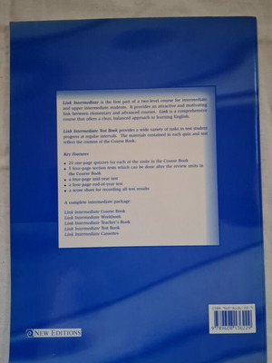 Link Intermediate Test Book by Nicholas Stephens like new