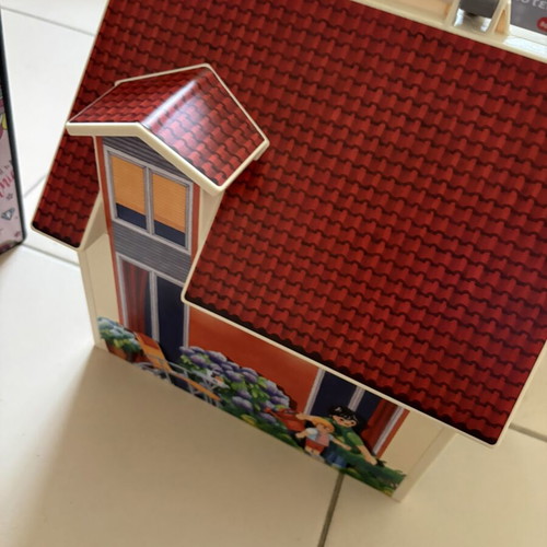 Playmobil modern dollhouse suitcase with furniture