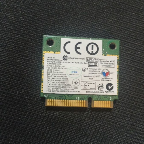 Broadcom DHXB-81 Wireless Wi-Fi Bluetooth Half Mini PCI-E Card for Samsung RF511 RC530