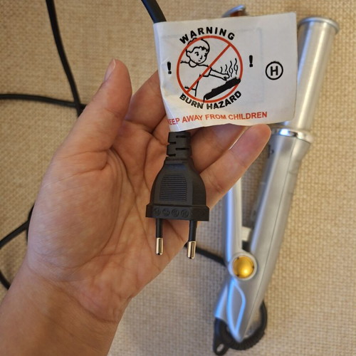 InStyler Style Rotating Hot Iron Hair Styler silver, like new
