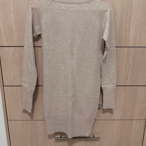 Zara spring cardigan medium used, beige long