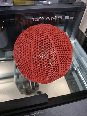 3D Printed Airless Basketball made to order