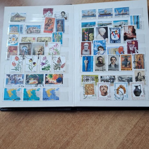 Album with Greek stamp collection like new