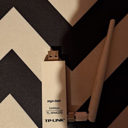 TP LINK WiFi adapter 54 Mbps USB with external antenna used