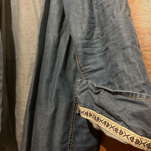 Demin Unisex denim shirt XL like new, blue
